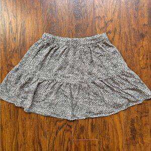 Aerie cheetah print skirt